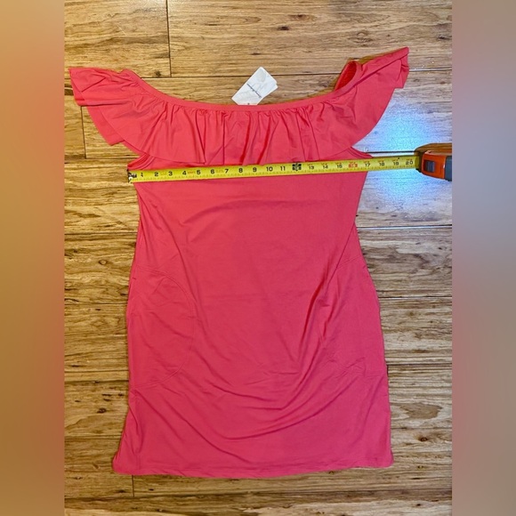 NWT Tommy Bahama Off‎ the Shoulder Spa Dress Coral Coast - Picture 4 of 9